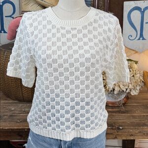 Design History Honeycomb Sweater Oversized